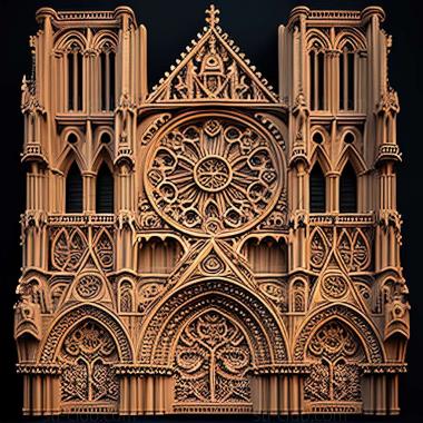 3D model notre dame (STL)